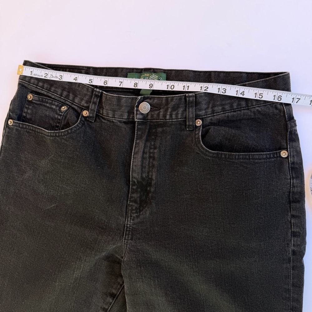 Woman’s Black Denim Ralph Lauren Jeans Co Size 14 - Picture 8 of 10